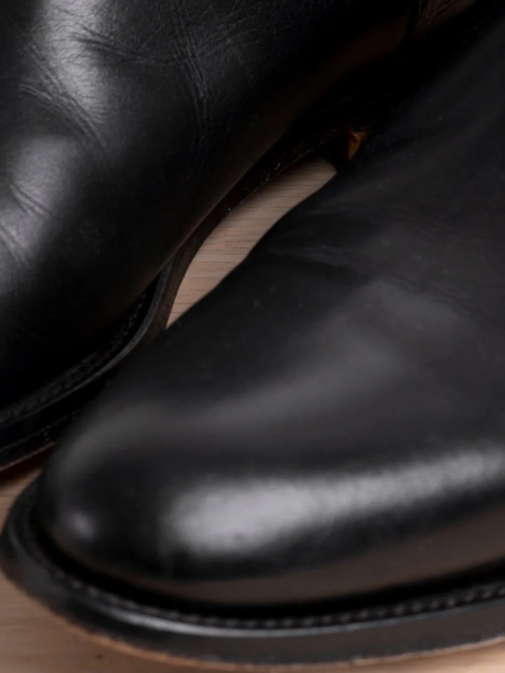 TAFT Hiro Chelsea Boot Midnight Leather Size 10
